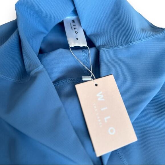 Wilo - Athletic Base Ribbed 7/8 Legging in Powder Blue NWT - Picture 5 of 9